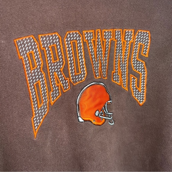 Vintage Cleveland Browns NFL Fitness Serious Impact Crewneck Made in USA Medium - Picture 12 of 14